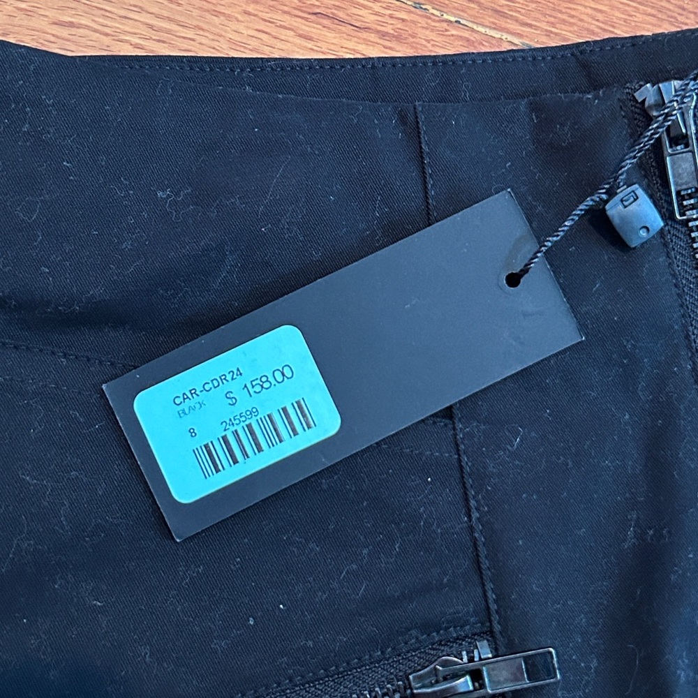 Carmar Black Zipper Mini Skirt - Picture 3 of 3